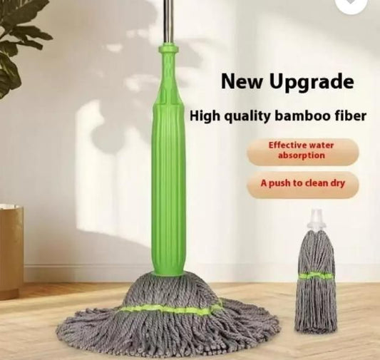 Self-Twisting Water Rotating Mop – Hands-Free Quick Cleaning!