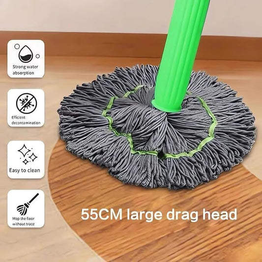 Self-Twisting Water Rotating Mop – Hands-Free Quick Cleaning!